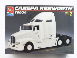 Canepa Kenworth T600a Semi Tractor Truck Amt Ertl 1:25 Model Kit 6020 Box