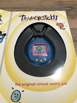 TAMAGOTCHI Blue & Pink Virtual Reality Pet 1997 Bandai 1800 3