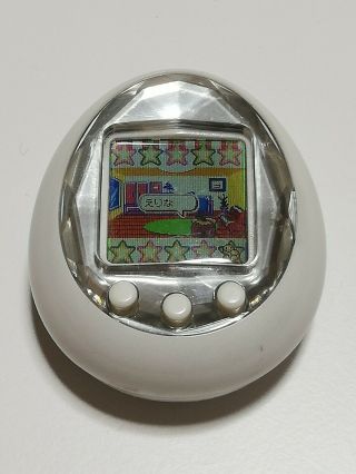 Tamagotchi Id 2009 Japanese Version Virtual Pet Bandi Silver