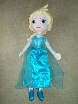 Disney 26 " Plush Singing Elsa Frozen Doll,  Elsa Sings Let It Go