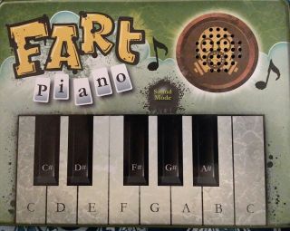 Fart Piano Keyboard Plays Farts Burp Barf Sounds Gag Gift Skyrocket Toys B3