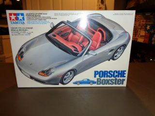 1:24 Tamiya Porsche Boxster Sports Car 187 Model Kit Open Box 24187 1800