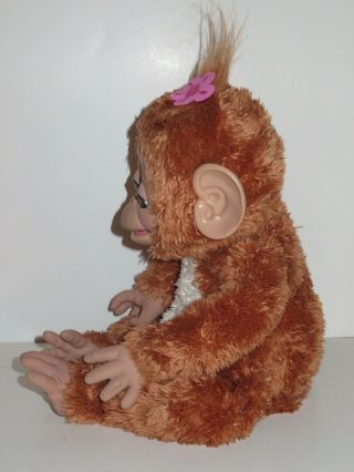 FurReal Friends Cuddles My Giggly Monkey Interactive Toy Hasbro Electronic Brown 3