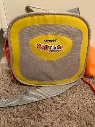 Vtech Kidizoom Kids Digital Camera Connect Orange With Case Cables And CD 2