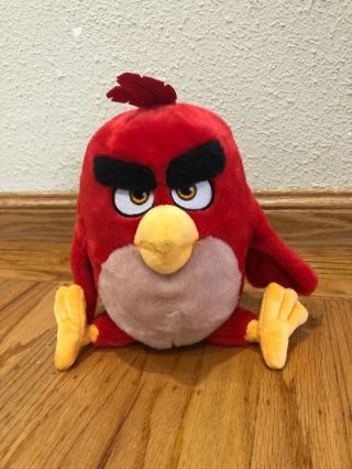 Angry Birds Red Plush 2015 Bird With Legs Commonwealth W/sound