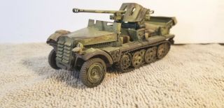 Built 1/35 German Ww2 Demag Sd.  Kfz 10 Pak 38 Semi Track Professional Built