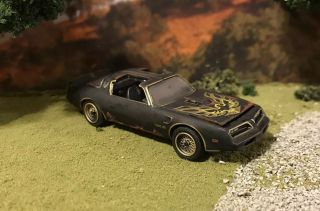1977 Pontiac Trans Am Rusty Weathered Custom 1/64 Diecast Car Barn Find Bandit
