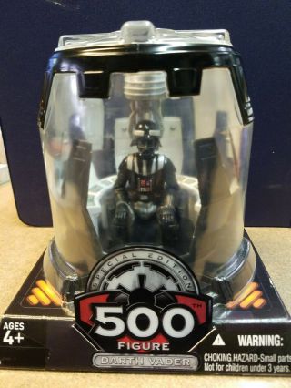 Darth Vader 2005 Star Wars Saga 500th Edition Toy Figure In Meditation Chamber