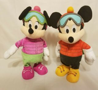 Mickey & Minnie Mouse Disney Animated Musical Dancing 13 " Figures