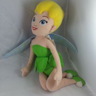 16” Disney Fairies Tinker Bell Stuffed Plush Doll Euc