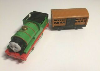 Mattel 2009 Motorized Percy 2271wc Train Thomas And Friends With Tender T0784