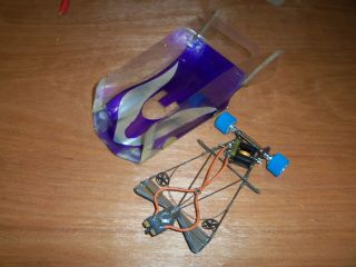 Cool Wing Slot Car W/ Strap Can Motor Koford Armature See The Motor Run Video