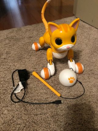 Zoomer Kitty Interactive Robot Orange Cat By Spin Master True Vision Technology