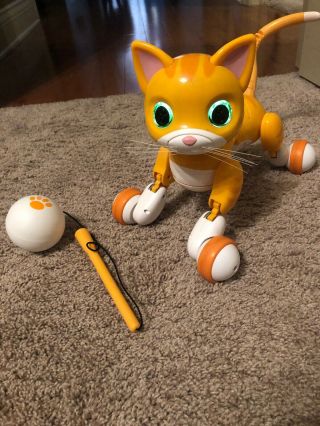 Zoomer Kitty Interactive Robot Orange Cat by Spin Master True Vision Technology 2