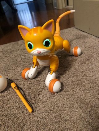 Zoomer Kitty Interactive Robot Orange Cat by Spin Master True Vision Technology 3