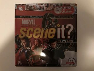 Marvel Deluxe Edition Scene It? The Dvd Game - Collectors Tin 2006 Complete