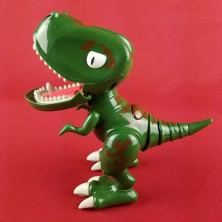 Green Zoomer Chomplingz Interactive Dinosaur T - rex Dino with Lights and Sounds 2