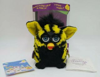 Furby 70 - 800 Repair Yellow Black With Blue Eyes Non
