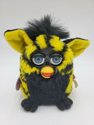 Furby 70 - 800 Repair Yellow Black With Blue Eyes Non 2