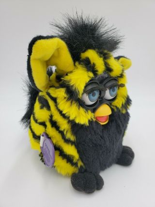 Furby 70 - 800 Repair Yellow Black With Blue Eyes Non 3