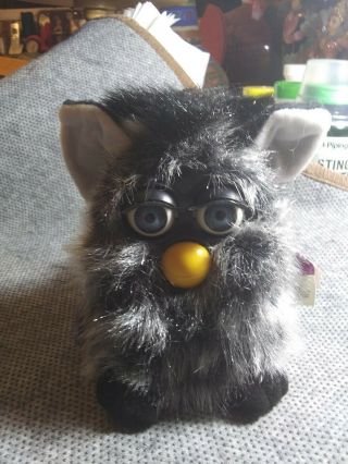 Furby Babies Black Grey Blue Eyes Out Of Box With Tags Tiger Electronics