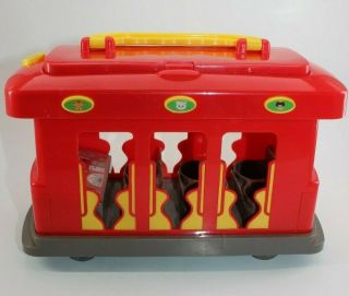 Mr Fred Rogers Daniel Tiger ' s Neighborhood Deluxe Talking Trolley with 6 Figures 2