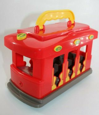 Mr Fred Rogers Daniel Tiger ' s Neighborhood Deluxe Talking Trolley with 6 Figures 3