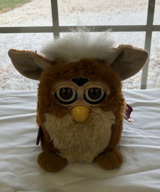 1st Gen.  1999 Furby Tiger Electronics Brown With Brown Eyes