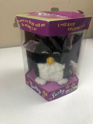 Furby 70 - 800 Black And White Electronic Toy - White