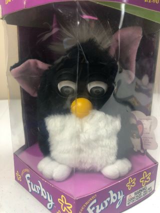 Furby 70 - 800 Black And White Electronic Toy - White 3