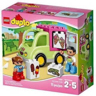 Lego Duplo Ice Cream Truck - 11pc 2015 - Us Age 2 - 5