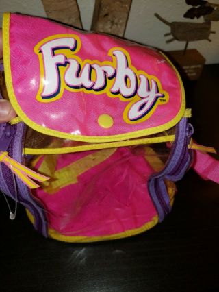 Vintage Clear Plastic Furby Backpack