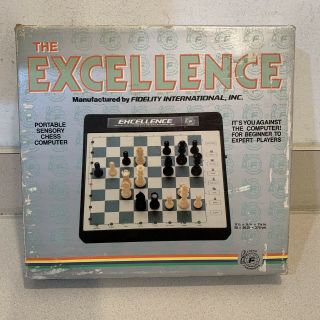 Fidelity International The Excellence Chess Portable Set Model Ep - 12 6080