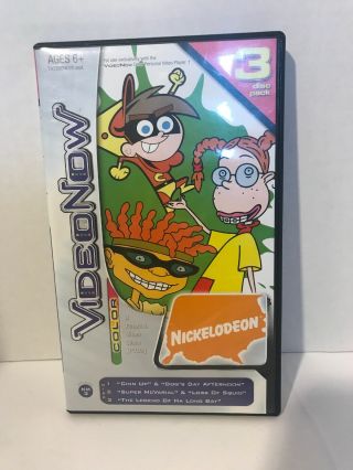 Video Now Color Nickelodeon 3 Disc Pack 2004