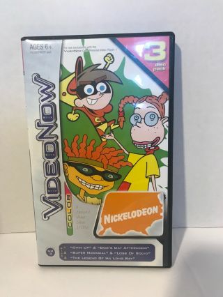 Video Now Color Nickelodeon 3 Disc Pack 2004 2