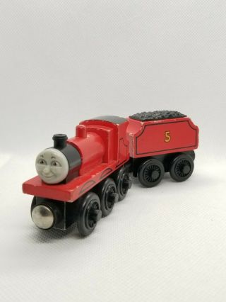 Thomas & Friends Wooden James And Tender Train Tank Engine