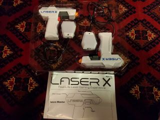 Laser X Two Player Micro Blasters Laser Tag Gaming Set 3