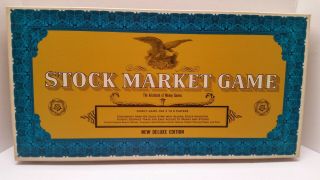 Vintage 1968 Whitman " Stock Market Game " - Deluxe Edition