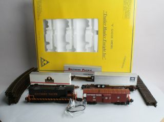 American Models Bssc4 S Scale Southern Pacific Trailer Hauler Freight Set Ln