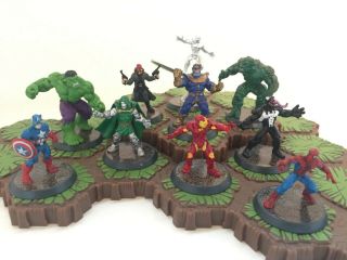 Build Your Heroscape Army - Complete Marvel: Conflict Begins 10 Figures Only Set