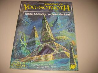 Call Of Cthulhu Adventure Shadows Of Yog - Sothoth Campaign 1st 1982 Chaosium