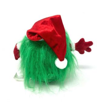 Gemmy Animated Christmas Fuzzy Green Monster Plush Hum Dance Spin Deck the Halls 2
