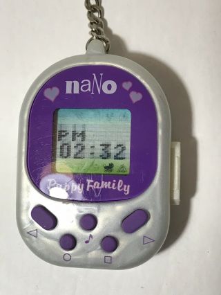 Nano Pet Puppy Family Virtual Dog Purple Version 1998 Playmate 2