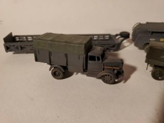 1/72 1/76 Painted WWII German Truck and trailer set Wargame diorama 3