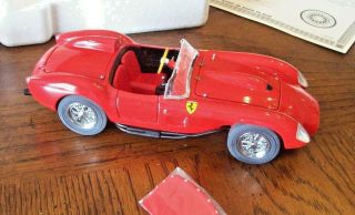 Danbury 1:24 Scale Diecast Model 1958 Ferrari 250 Testa Rossa Ex