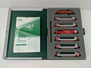 Kato N Scale Glacier Express 10 - 1146 7 Piece Set - Made In Japan