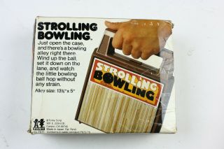 STROLLING BOWLING Vintage TOMY Game 3