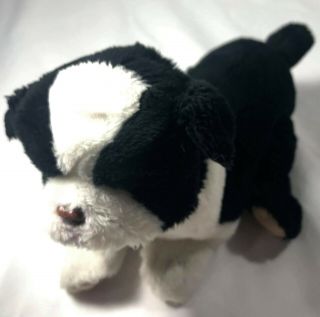 Hasbro Furreal Friends Dog Plush Black White Mini 2009 Animated