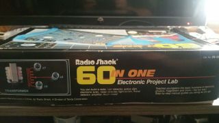 Science Fair Tandy Radio Shack 60 In 1 Electronic Project Lab Vintage Complete 2