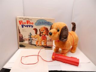 Battery Operated Pee Pee Puppy Dog 5 Action W/box